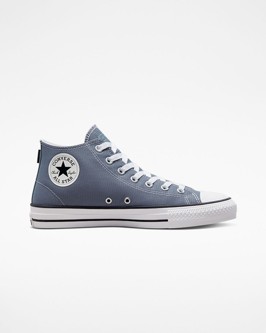 Men\'s Converse CONS Chuck Taylor All Star Pro Skate Shoes Grey / White / Black | AU 6C013I